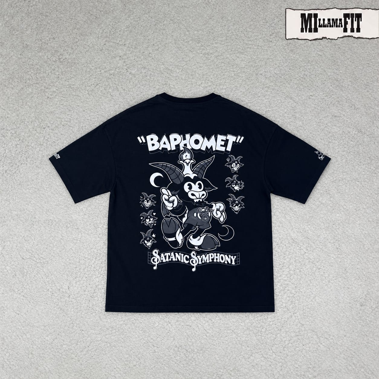 POLERA OVERSIZE BAPHOMET