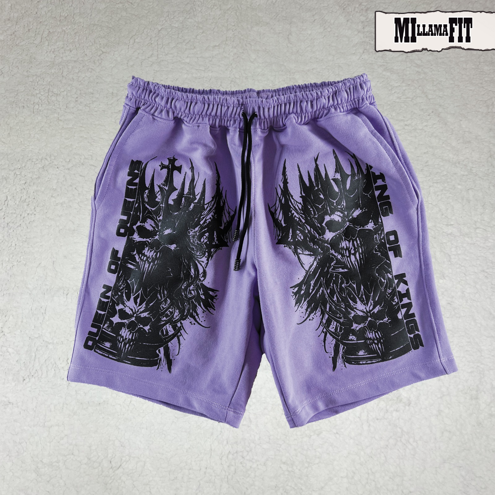 SHORT BERMUDA LILA TATTOO REY Y REINA